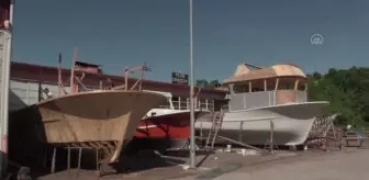 Tasarladığı teknenin peşin ödenen ücretiyle imalathane kuran girişimci siparişlere yetişemiyor