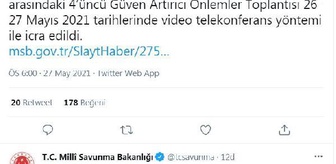 Türk ve Yunan Savunma Bakanlıkları heyetlerince 4'üncü Güven Artırıcı Önlemler Toplantısı yapıldı
