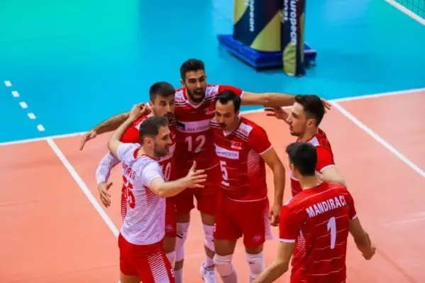 A Milli Erkek Voleybol Takımı, Avrupa Altın Ligi'ne galibiyetle başladı