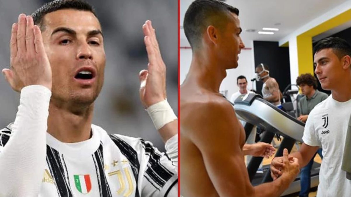 Cristiano Ronaldo, Juventus\'taki takım arkadaşlarıyla vedalaştı