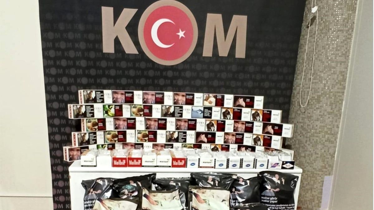 Kırıkkale\'de makaron ve kaçak tütün ele geçirildi