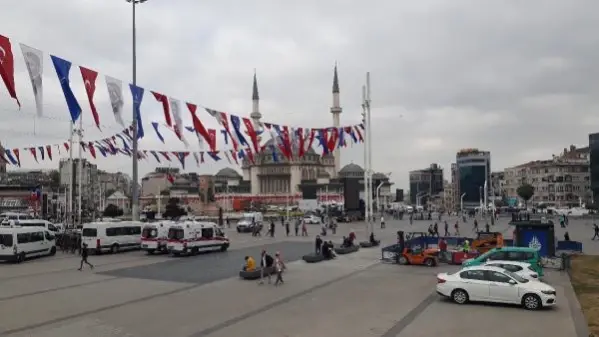 Taksim Camii açılışı öncesi son hazırlıklar