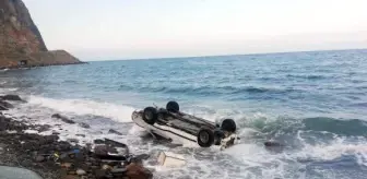 Tekirdağ'da otomobil denize uçtu: 5 yaralı