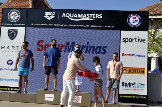 12. Uluslararası Arena Aquamasters Yüzme Şampiyonası tamamlandı