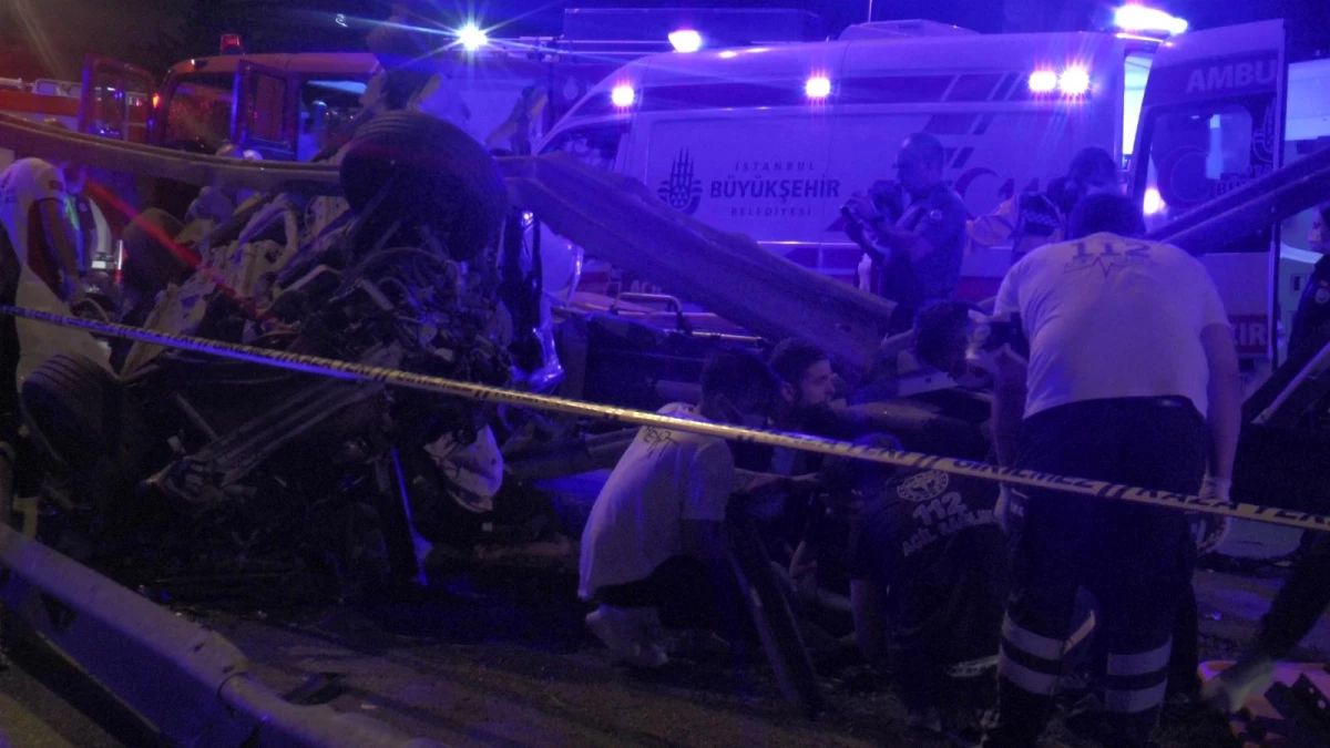 Son dakika haberleri | Maltepe\'de korkunç kaza: 1 ölü 3 yaralı