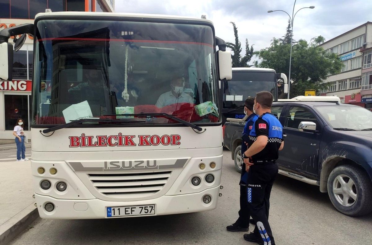Bilecik\'te servis araçlarına yönelik denetim