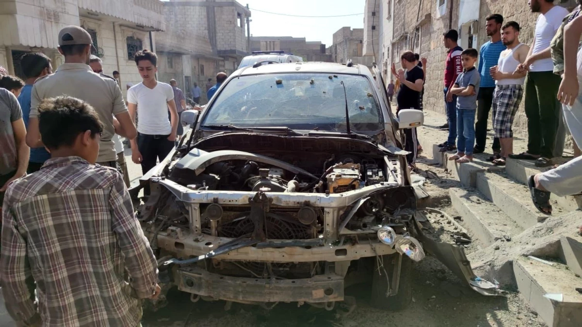 El Bab\'ta yargıcın arabasına yerleştirilen bomba infilak etti: 1 yaralı