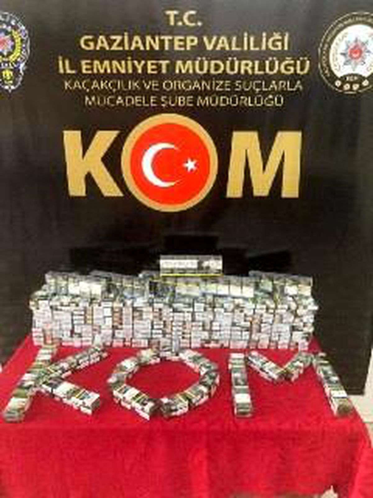 Gaziantep\'te 850 paket sahte bandrollü sigara ele geçirildi