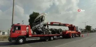 Son dakika haberleri | Mersin'de tır dereye düştü... Feci kazadan şans eseri yaralı olarak kurtuldu
