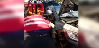 Son Dakika | Park halindeki araca giren yılanı itfaiye çıkardı