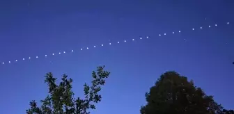 Starlink uyduları Şırnak semalarını aydınlattı