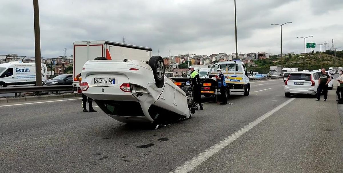 Son dakika: Başakşehir\'de zincirleme trafik kazası