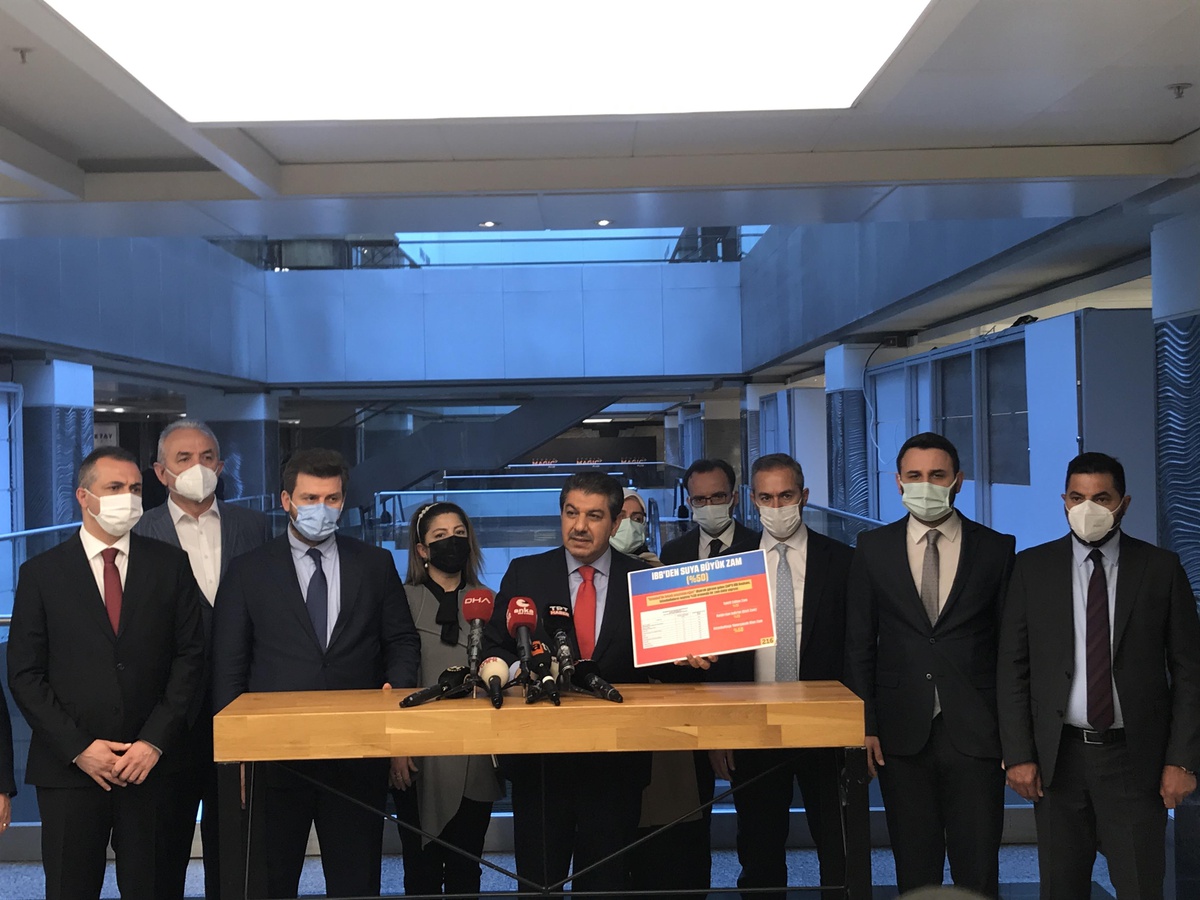 Cumhur İttifakı, İSKİ\'nin suya zam talebine hayır oyu verecek