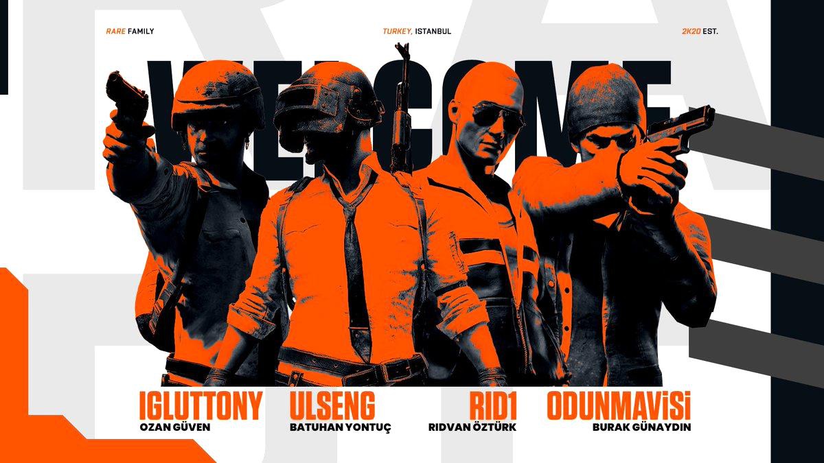 RARE Esports PUBG kadrosunu duyurdu!