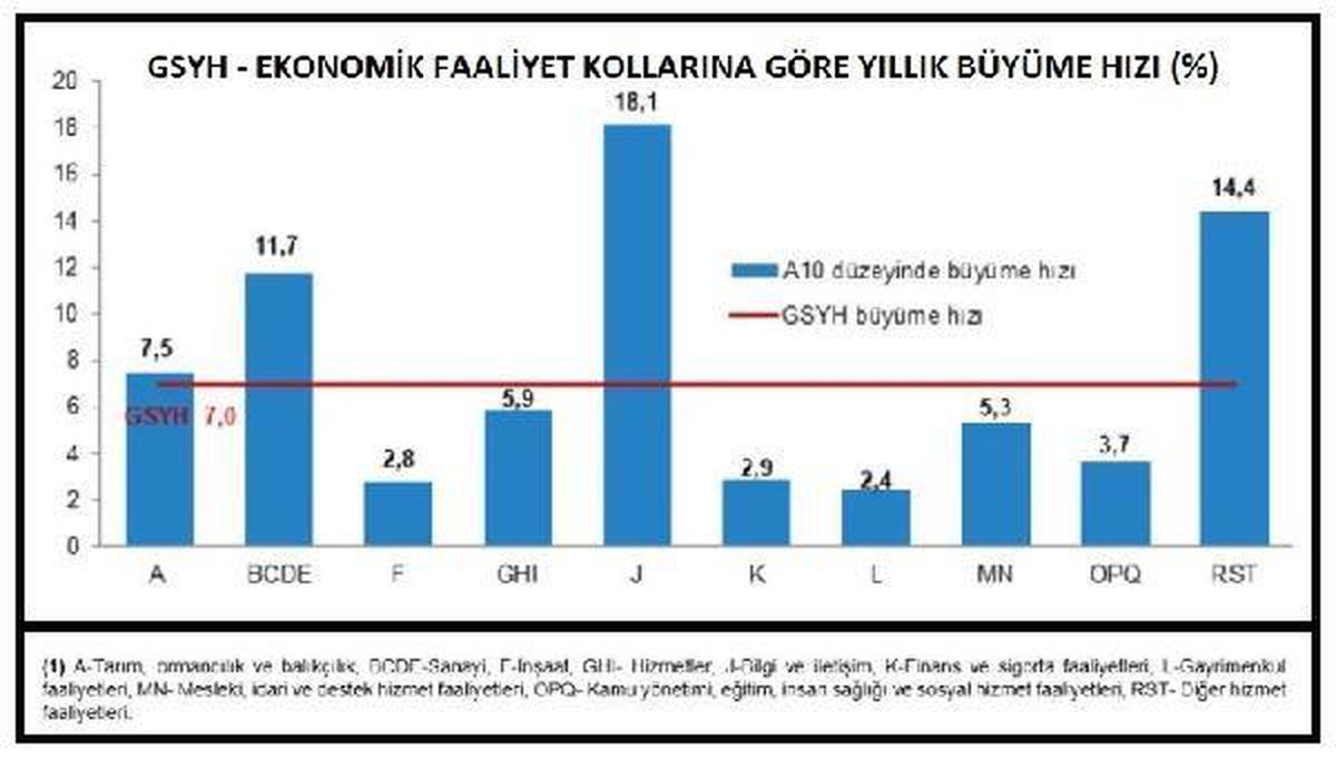 TÜİK-Türkiye ekonomisi ilk çeyrekte yüzde 7.0 büyüdü (2)