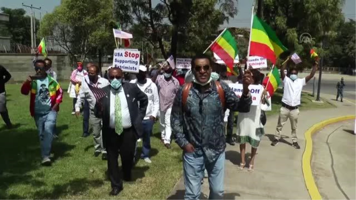 ADDİS ABABA - Etiyopya kökenli ABD vatandaşları, Etiyopya\'da ABD\'yi protesto etti