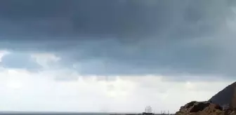 Alanya'da denizde hortum