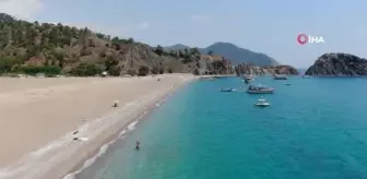 Antalya'nın dünyaca ünlü turizm beldesi Çıralı'da normalleşme hareketliliği