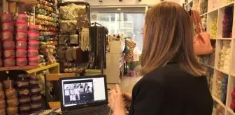 ESKİŞEHİR - Kadın girişimci salgın sürecinde binlerce kişiye ekrandan örgü eğitimi verdi