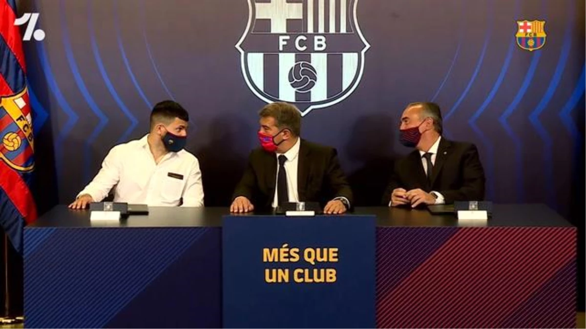 FC Barcelona Sergio "Kun" Aguero\'yu Renklerine Bağladı