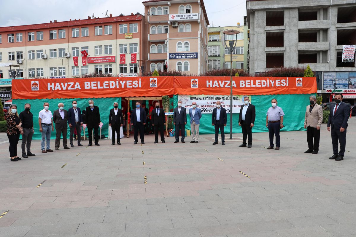 Havza\'da Hayat Boyu Öğrenme Haftası kapsamında sergi düzenlendi