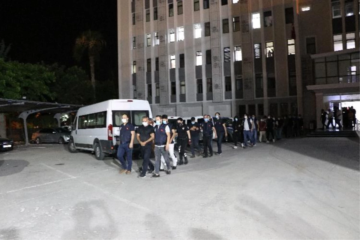 Mersin\'de çete operasyonuna 11 tutuklama