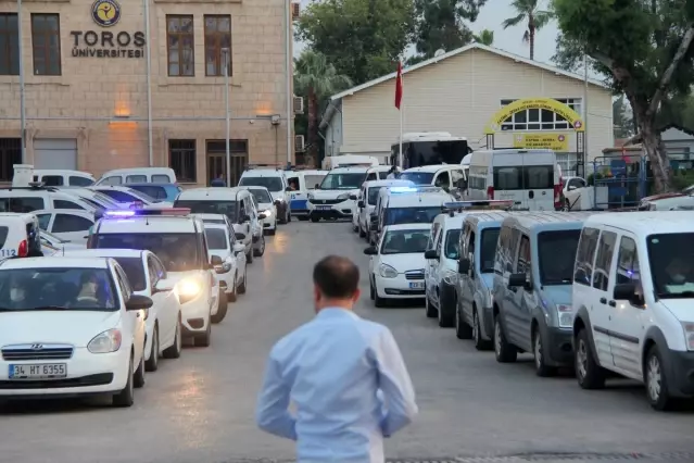 Mersin merkezli 14 ilde organize suç örgütü operasyonu: 110 gözaltı kararı