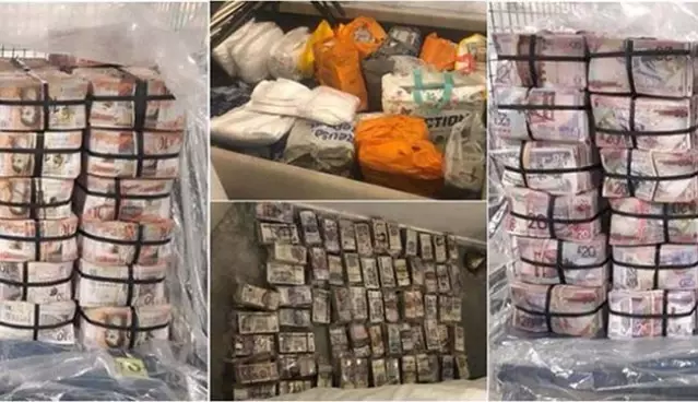 Baskın yapan polisler hayrete düştü! Evden balyalar halinde 7 milyon 660 bin dolar çıktı Baskın yapan polisler hayrete düştü! Evden balyalar halinde 7 milyon 660 bin dolar çıktı