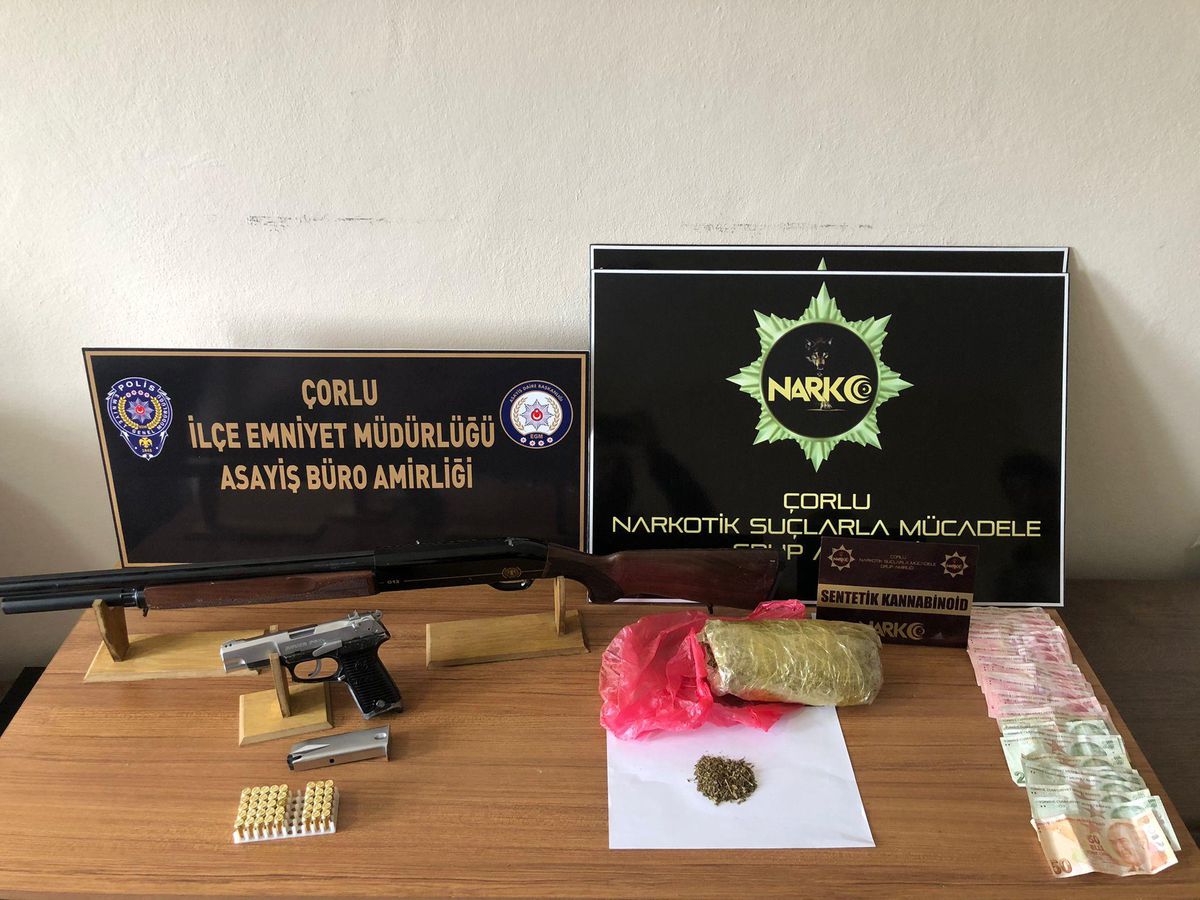 Tekirdağ\'da uyuşturucu operasyonu: 3 gözaltı