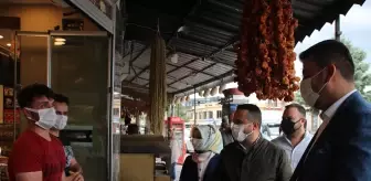 Başkan Aktürk Ürgüp'te esnafı ziyaret etti