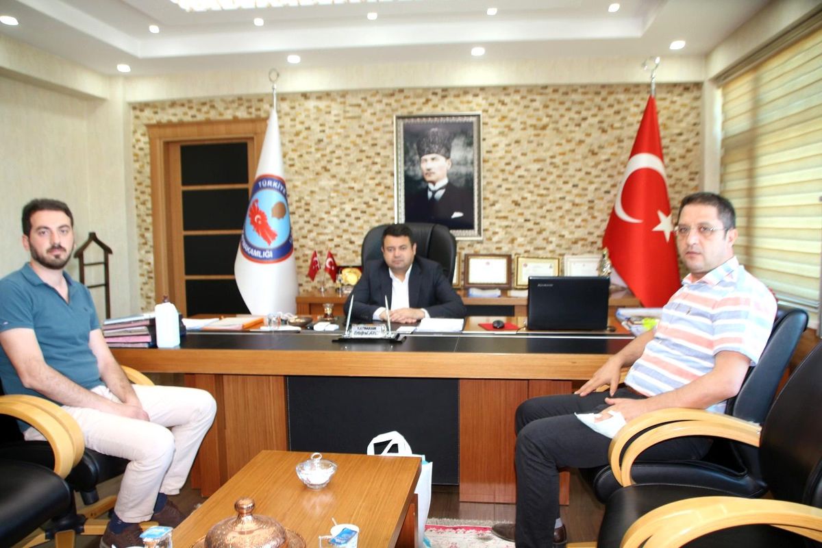 BİK Diyarbakır Şube Müdürü Başeğmez\'den Kaymakam Avcı\'ya ziyaret