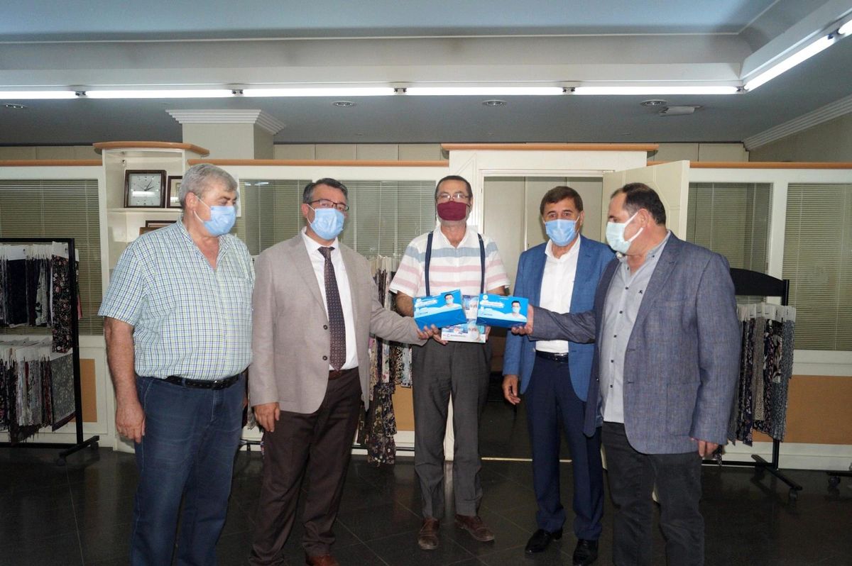 BUTTİM ve BTSO\'DAN binlerce maske