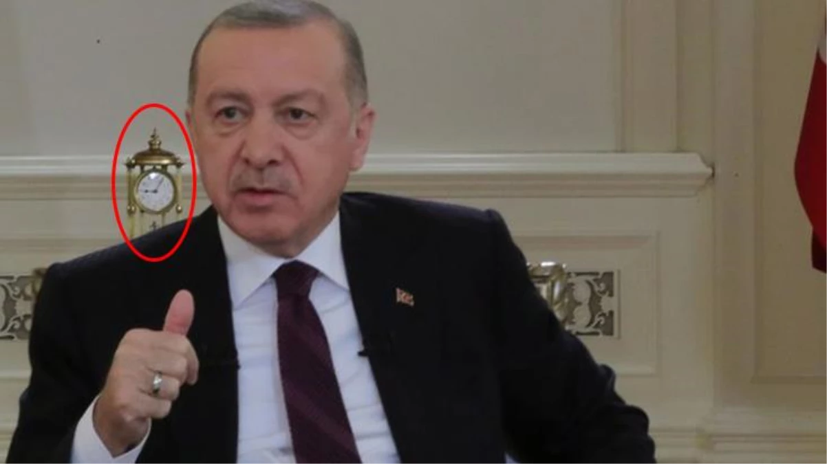 Cumhurbaşkanı Erdoğan\'ın arkasındaki saatin Atatürk\'ün vefat zamanını simgelediği ortaya çıktı