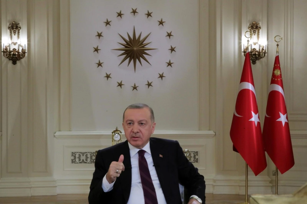 Son dakika haber! Cumhurbaşkanı Erdoğan\'ın TRT Yayınında dikkat çeken detay