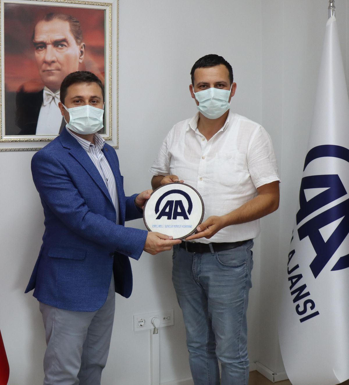 Kırklareli Gençlik Merkezi Müdürü Kenan Mete\'den AA bürosuna ziyaret