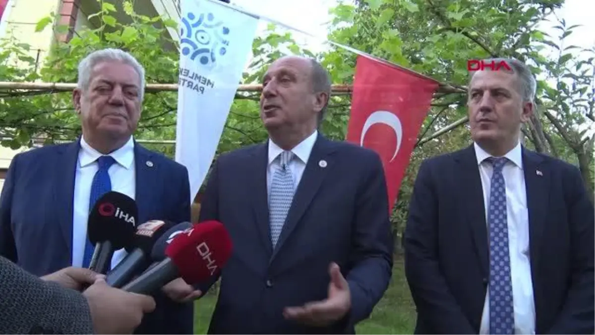 MEMLEKET PARTİSİ\'Nİ KURAN MUHARREM İNCE, MEMLEKETİ YALOVA\'YA GELDİ