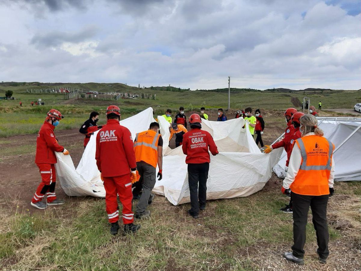 OBAK Eskişehir Afet Tatbikatına katıldı