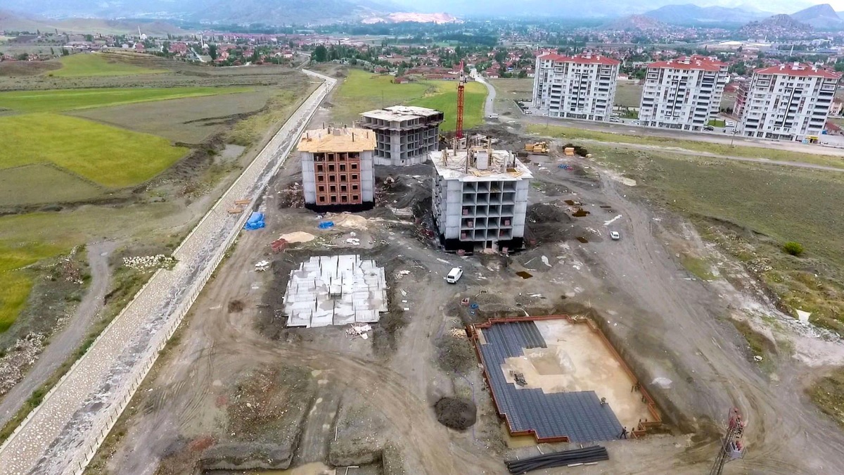 Tokat\'ta dar gelirlilere yönelik konutlar hızla yükseliyor