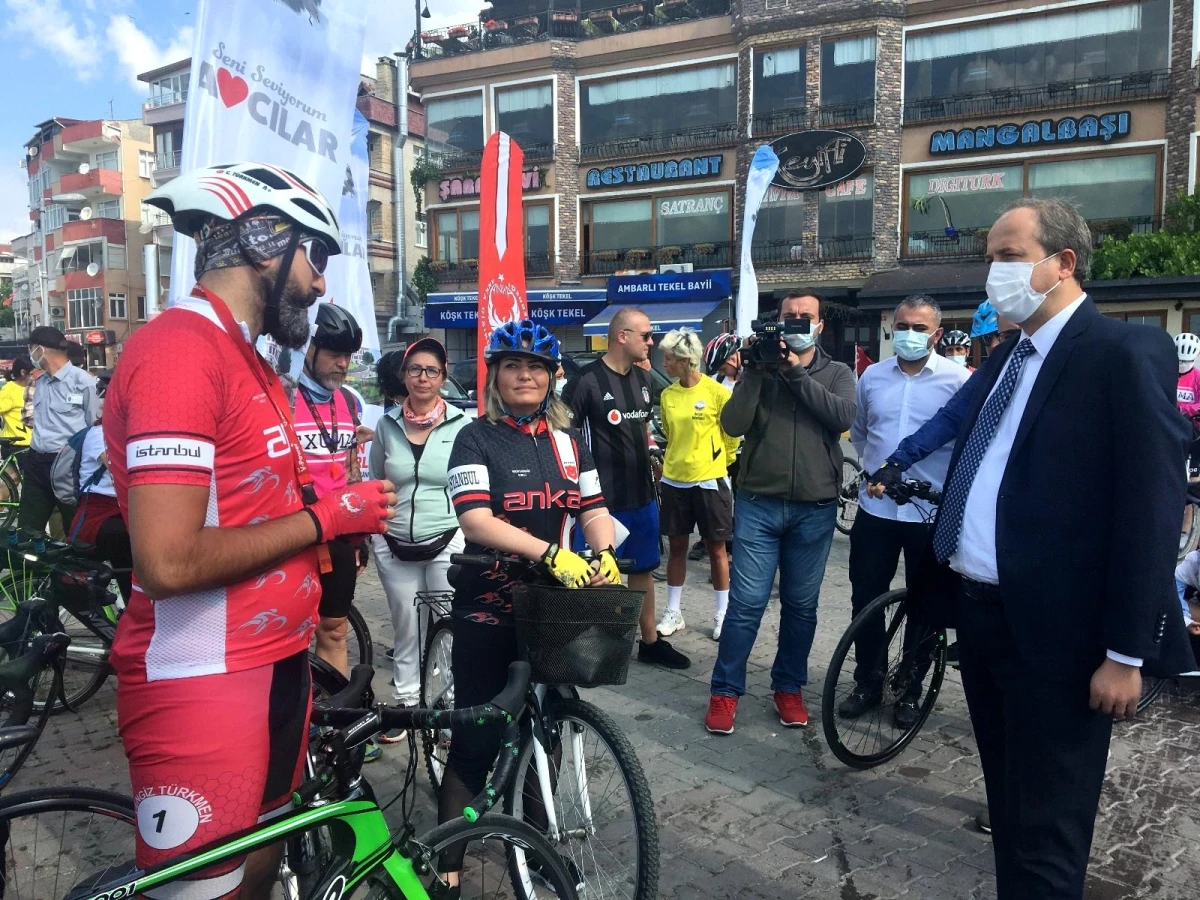 Avcılar\'da bisikletseverler "Dünya Bisiklet Günü" için pedal çevirdi