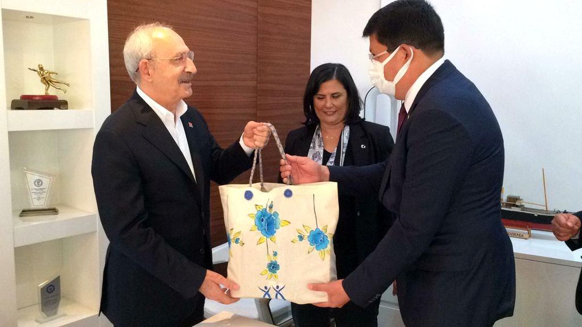 Başkan Özcan CHP lideri ile bir araya geldi