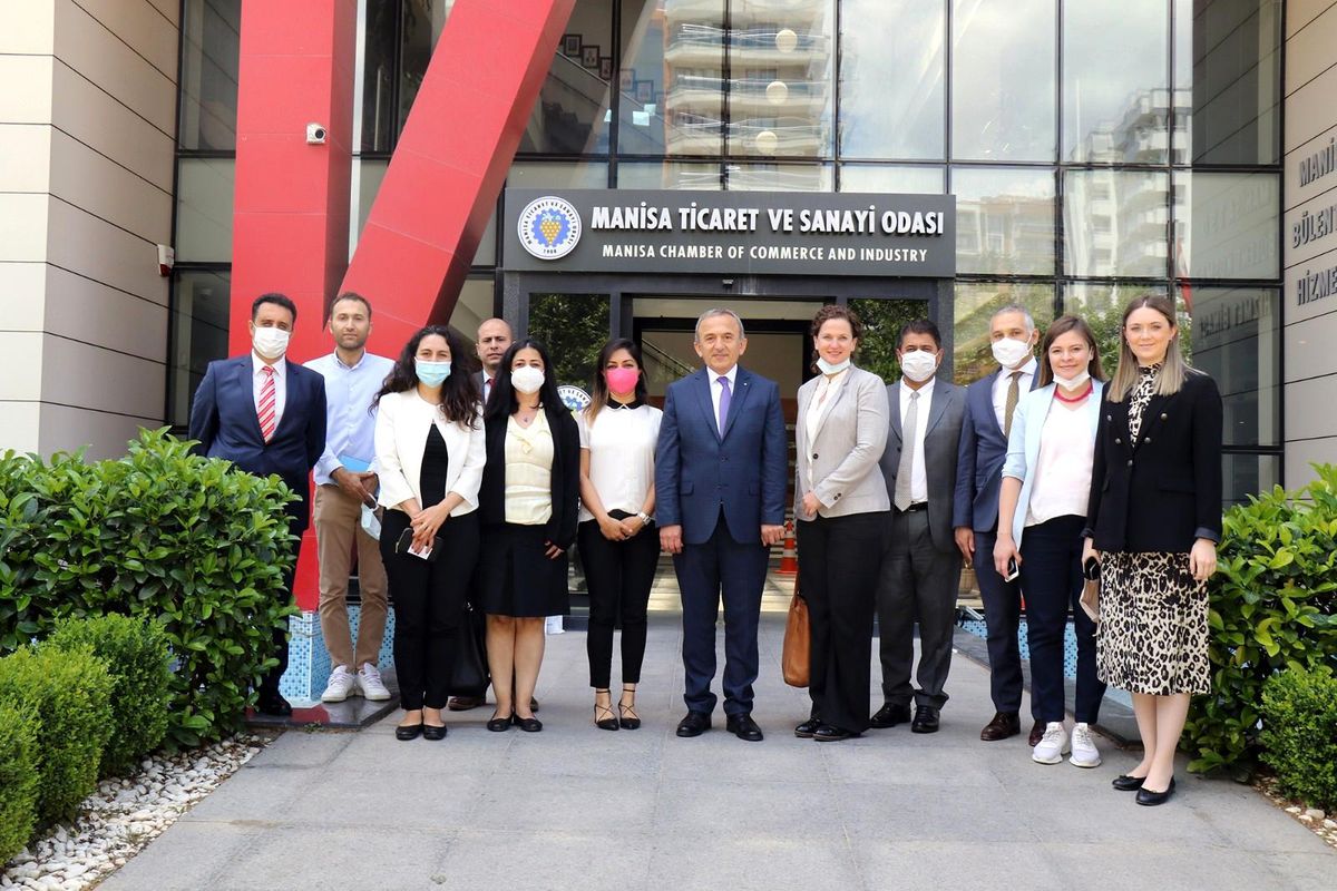 BM Dünya Gıda Programı Yetkilileri Manisa TSO\'yu ziyaret etti