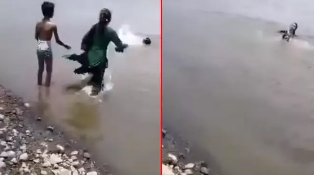 Felakete dönen eğlence! Ailesinin suda boğulduğu anları, küçük çocuk anbean kaydetti Felakete dönen eğlence! Ailesinin suda boğulduğu anları, küçük çocuk anbean kaydetti