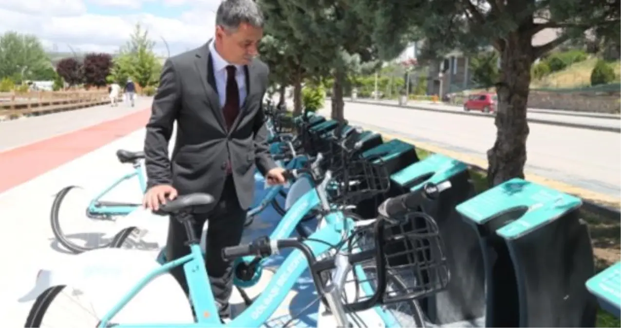 Gölbaşı Belediye Başkanı Ramazan Şimşek; GÖLBİS\'i test etti