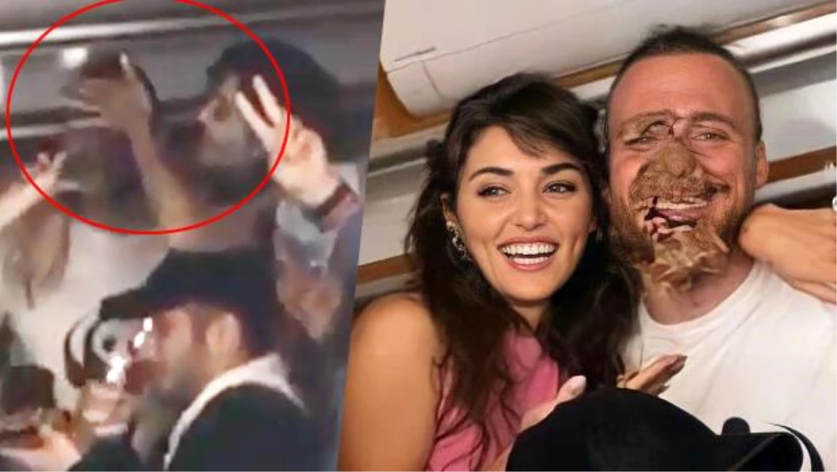 Hande Erçel\'den Kerem Bürsin\'e doğum günü sürprizi!