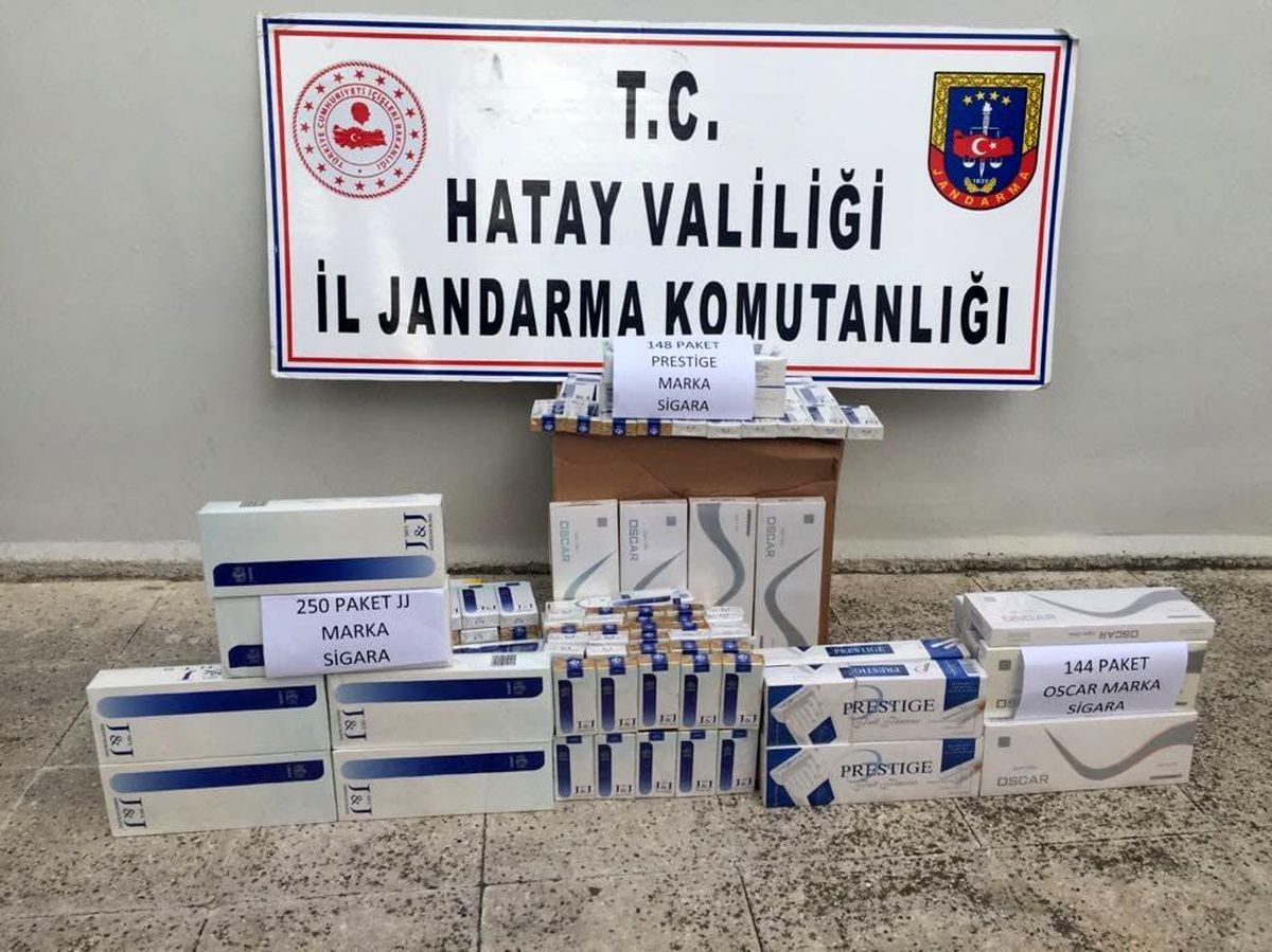 Hatay\'da kaçak sigara operasyonu