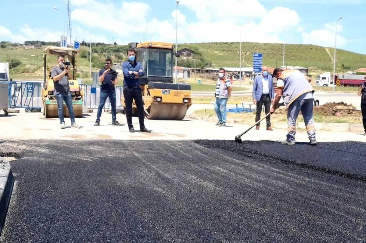 Atatürk Bulvarı asfaltlanıyor