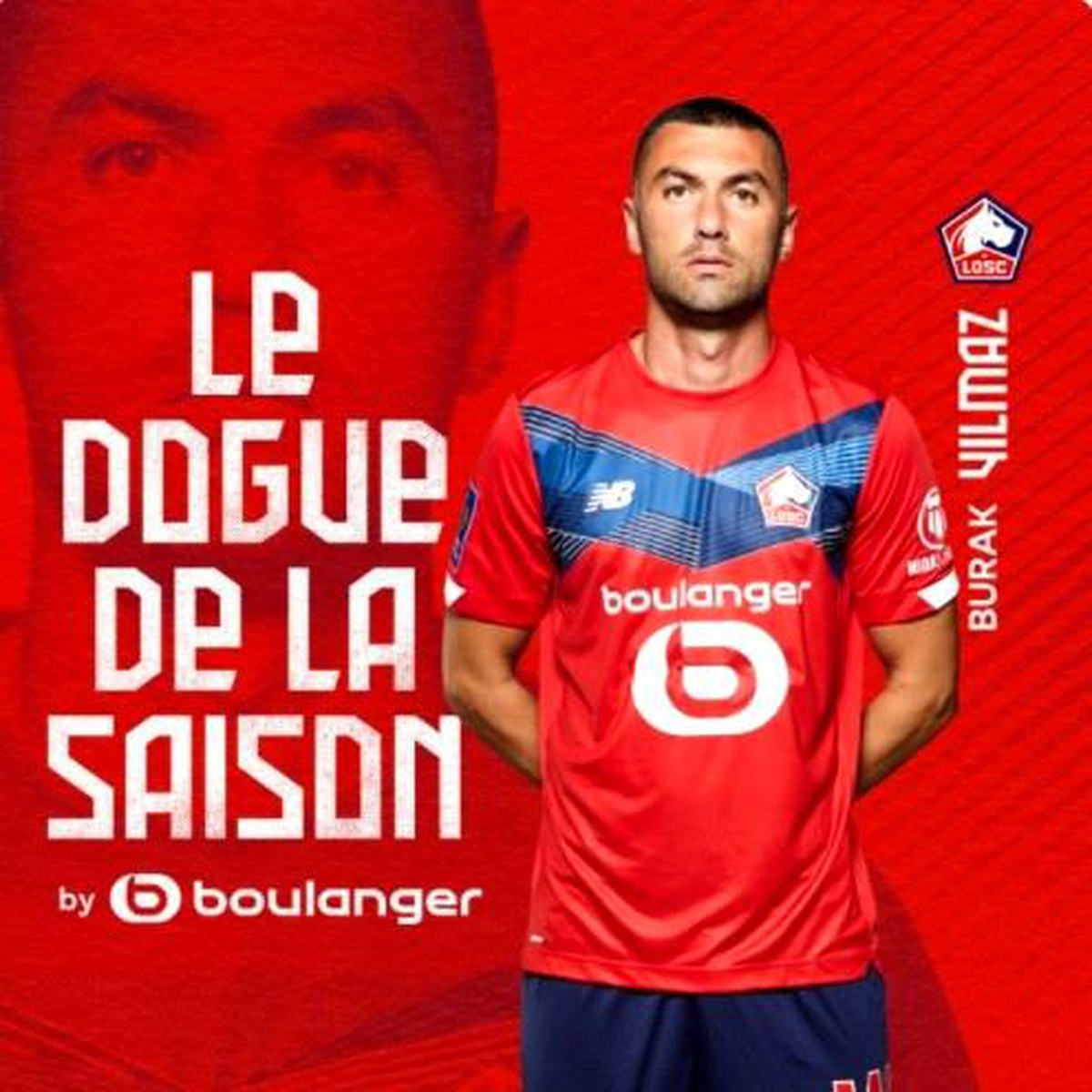 Burak Yılmaz, Lille\'de sezonun futbolcusu seçildi