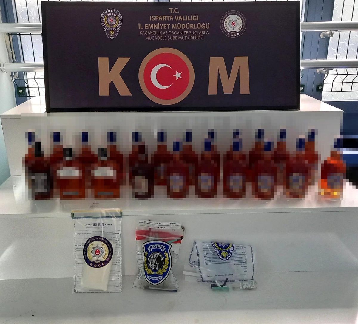Son dakika haber... Isparta KOM\'dan Mayıs\'ta 15 operasyon