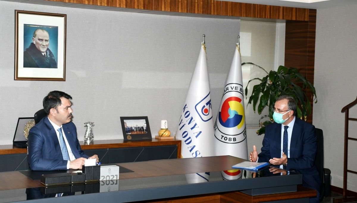 Son dakika haber... KSO Başkanı Kütükcü, Bakan Kurum\'dan Konya OSB\'ye destek istedi