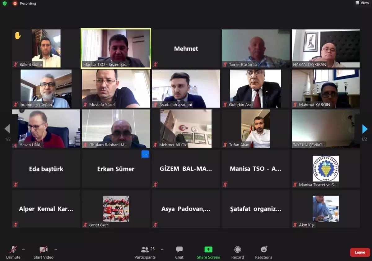 Manisalı iş adamları Afganistan\'a yatırım imkanlarını öğrendi